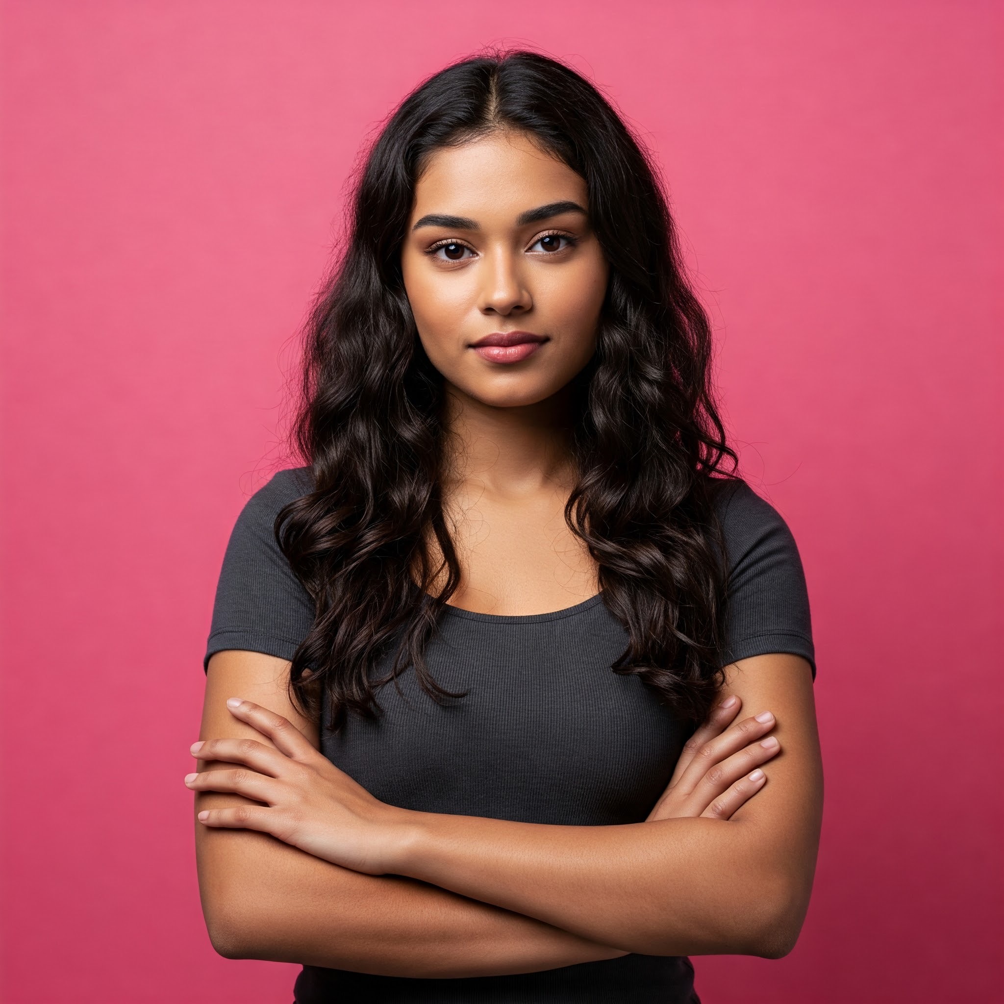 photo of Woman with Arms Crossed